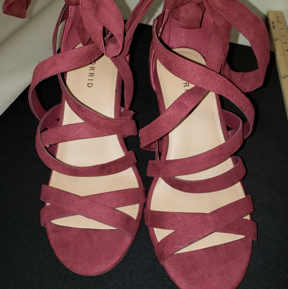 Fabulous open toe wedges